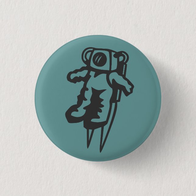 spaceman button badge (Front)