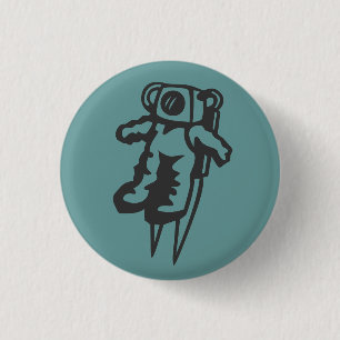 spaceman button badge