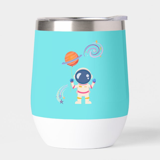 Spaceman cartoon adventures. (Left)