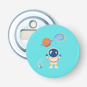 Spaceman cartoon adventures. bottle opener