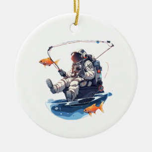 spaceman ceramic tree decoration