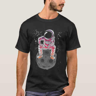 Spaceman Constellation Artistic Science Astronaut  T-Shirt