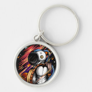 Spaceman Key Ring