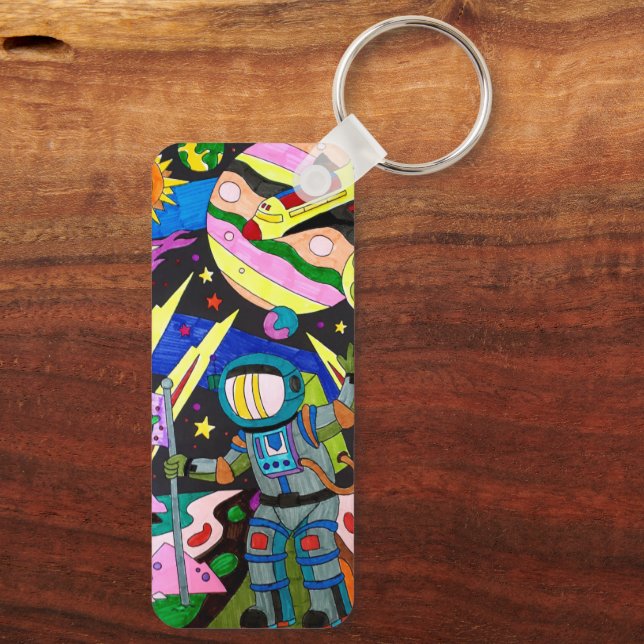 Spaceman Key Ring (Back)
