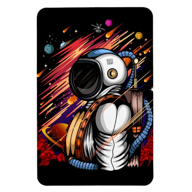 Spaceman Magnet (Vertical)