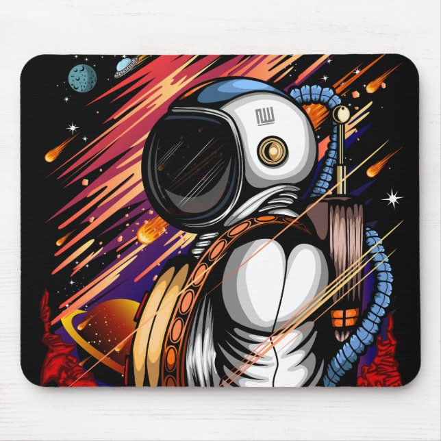 Spaceman Mouse Mat (Front)