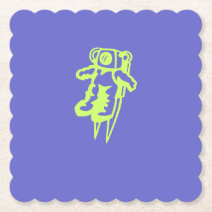 Spaceman Paper Coaster