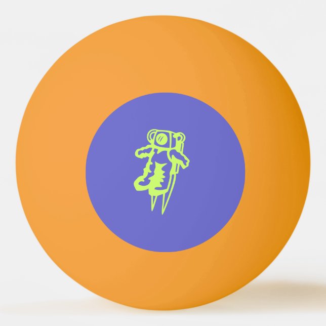 Spaceman Ping Pong Ball (Front)