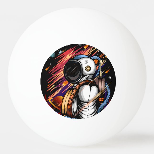 Spaceman Ping Pong Ball (Front)