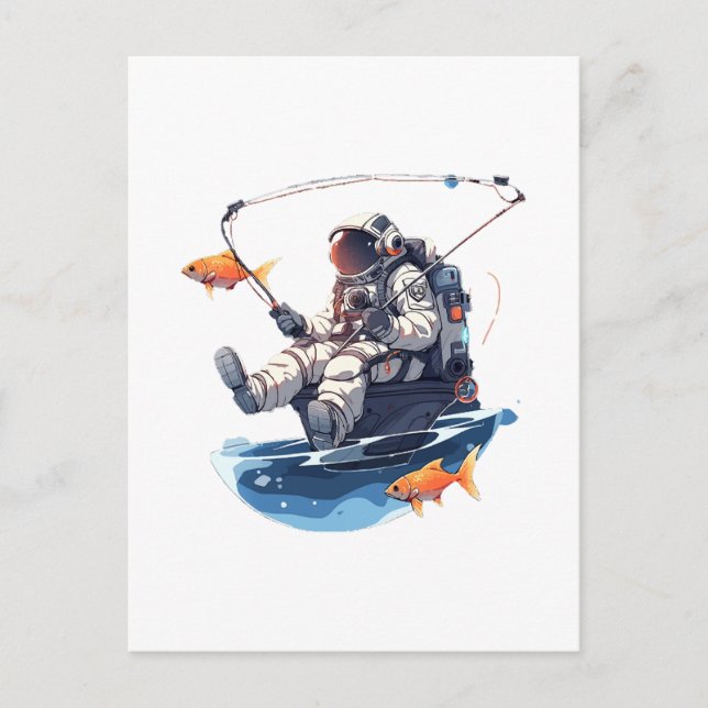 spaceman postcard (Front)