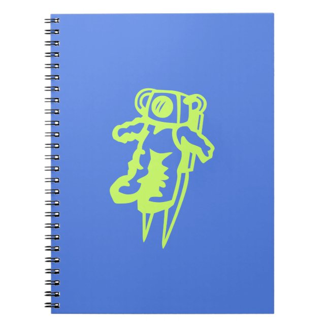 Spaceman Spiral Photo Notebook (Front)