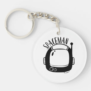 Spaceman Vintage Key Ring