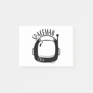 Spaceman Vintage Post-it Notes