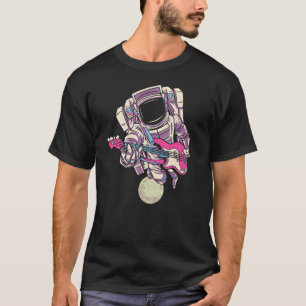 Spaceman with E Guitar T-Shirt