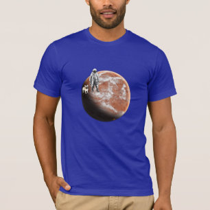 Spaceman with little-dog T-Shirt