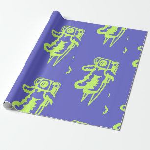 Spaceman Wrapping Paper