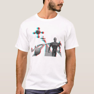 Spaceport: red-cyan anaglyph T-Shirt