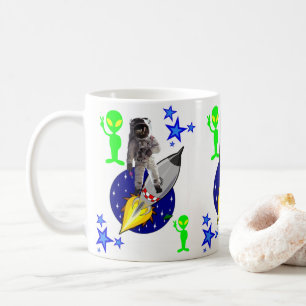 Spaceship Astronaut Mug