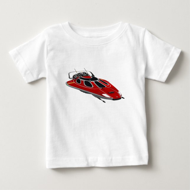 Spaceship Baby T-Shirt (Front)