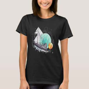 Spaceship Boat Traveller Captain T-Shirt
