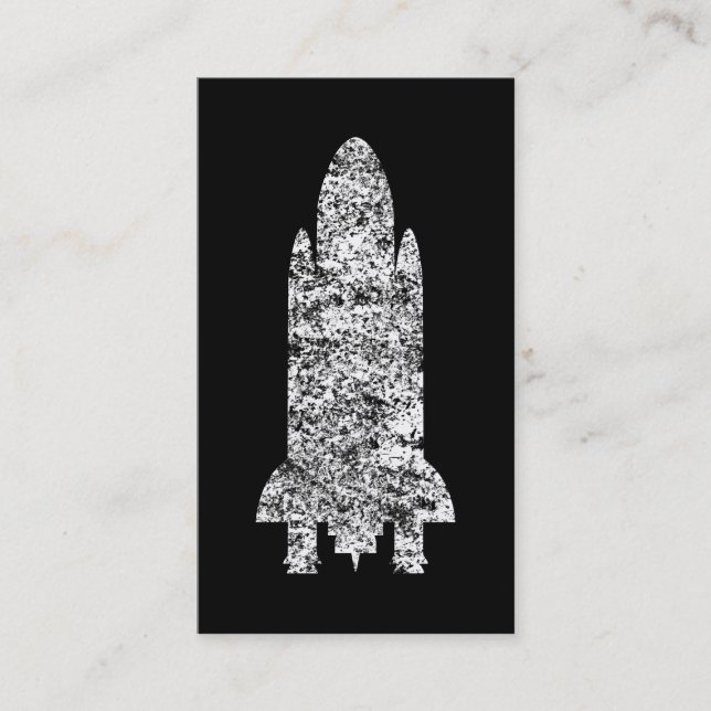 spaceship business card (Front)