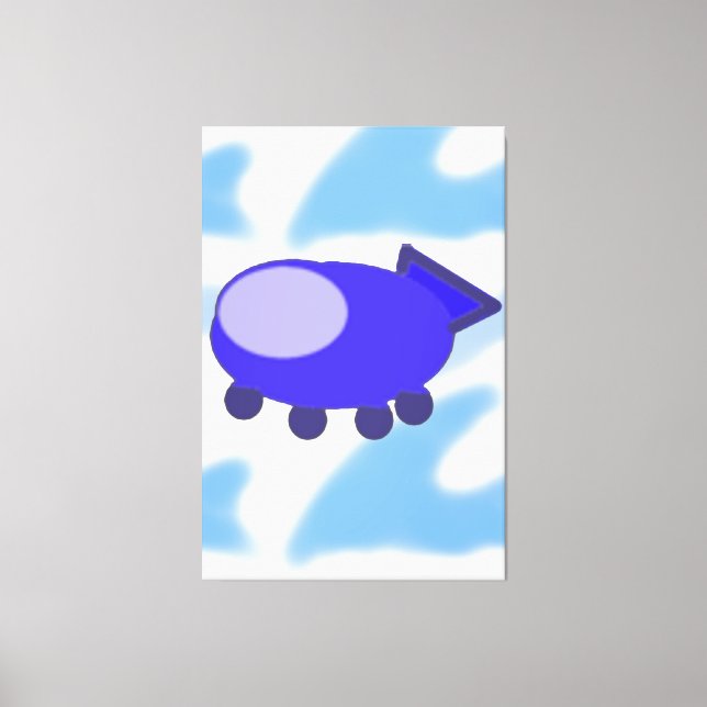 Spaceship Canvas Print (Front)