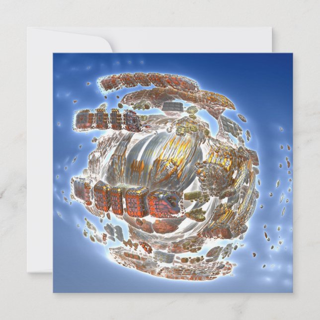 Spaceship Disintegration Card (Front)