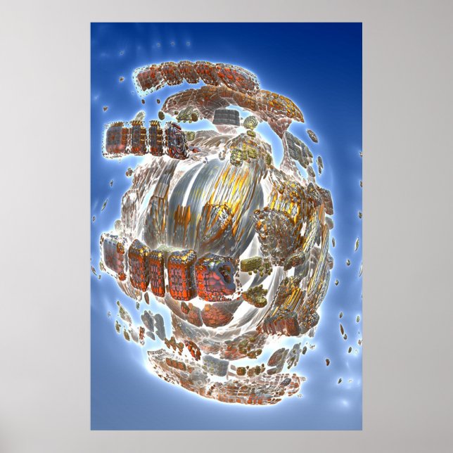 Spaceship Disintegration Poster (Front)