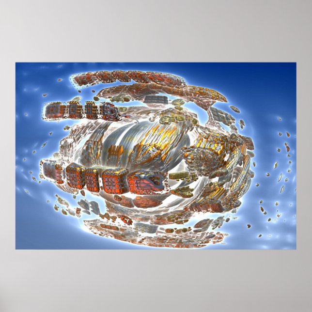 Spaceship Disintegration Poster (Front)