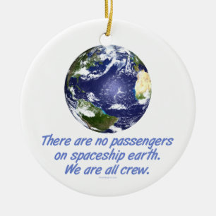 Spaceship Earth, Environment Ceramic Tree Decoration