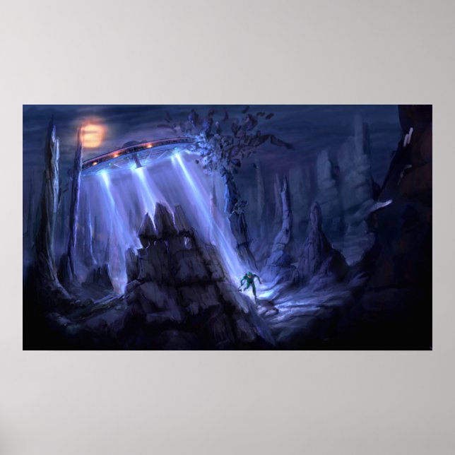 spaceship invasion v2 poster (Front)