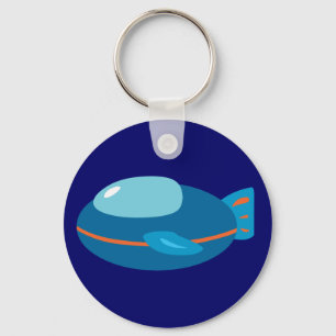 Spaceship Key Ring
