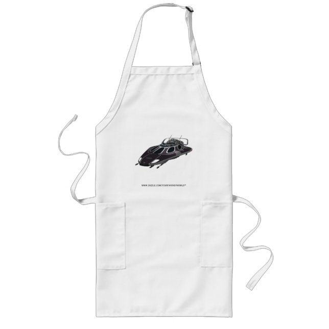 Spaceship Long Apron (Front)