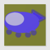 Spaceship Magnetic Card