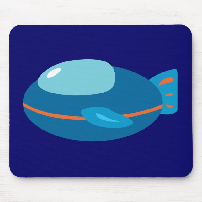 Spaceship Mouse Mat (Front)