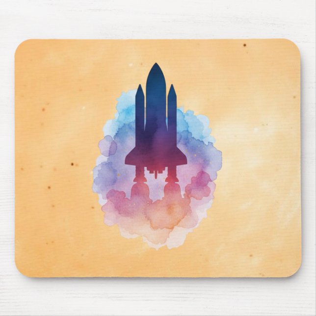 Spaceship Mouse Mat (Front)