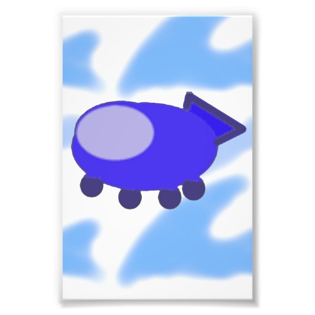 Spaceship Photo Print (Front)