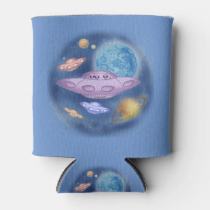 Spaceship Roadtrip  Can Cooler