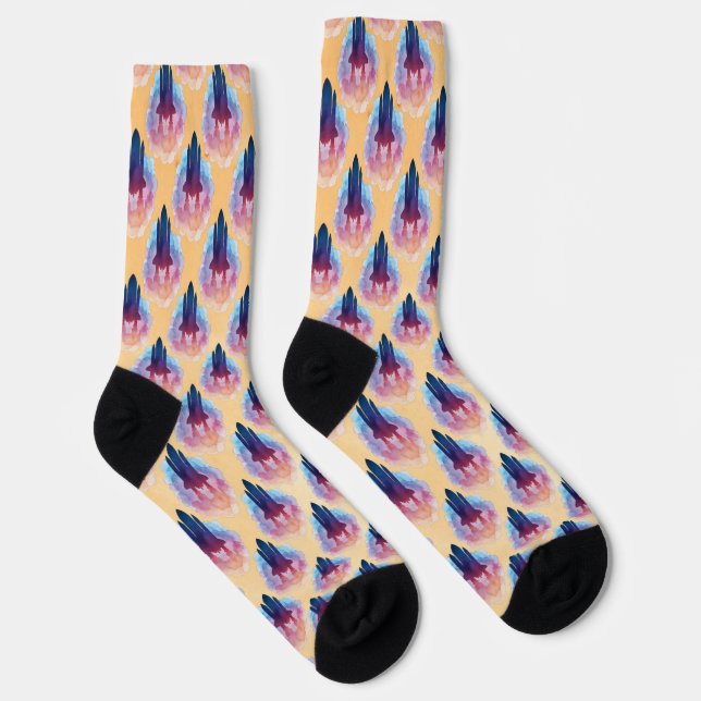 Spaceship Socks (Right)