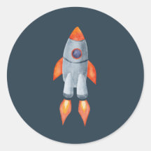 Spaceship Sticker