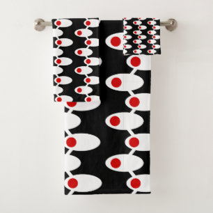 Spaceships bath towel set