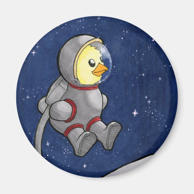 Spacewalk Chickie magnet (Front)