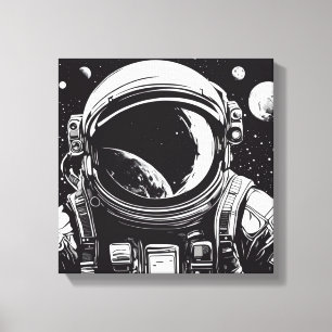 SPACEWALK-EVA 3 CANVAS PRINT