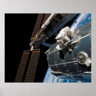 Spacewalk (STS-122) Poster