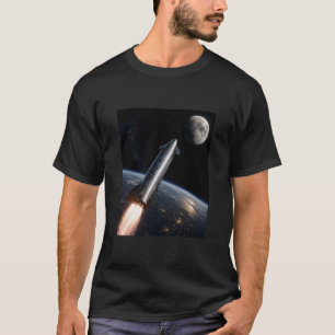 SpaceX Starship Launch   Reusable Rocket T-Shirt