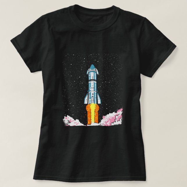 SpaceX Starship   T-Shirt (Design Front)