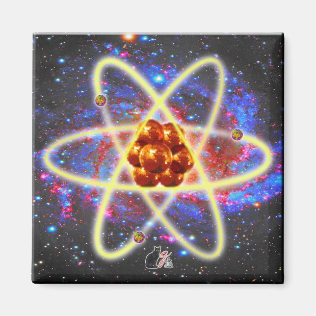 Spacey Atomic Magnet (Front)