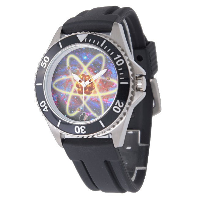 Spacey Atomic Wrist Watch (Angled)