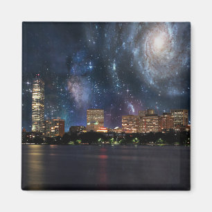 Spacey Boston Magnet