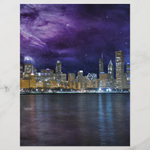 Spacey Chicago Skyline